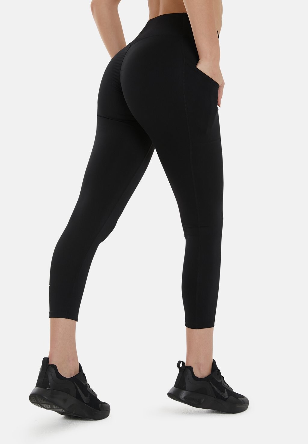 

Леггинсы Exercise Side Pocket Scrunch SQUATPROOF, брюки черный