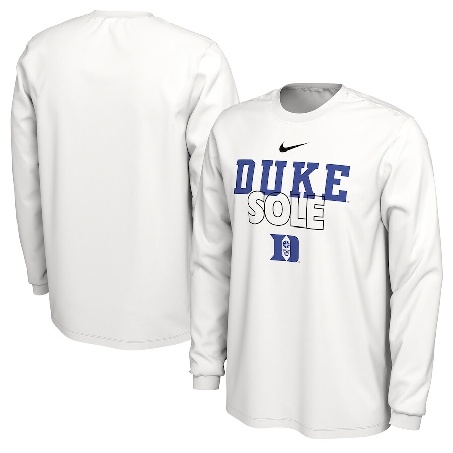 

Футболка с длинным рукавом Nike Duke Blue Devils, белый