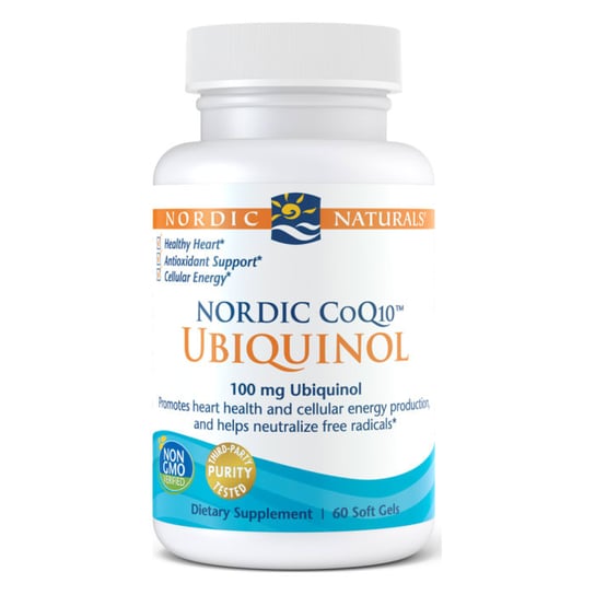 Nordic Naturals, Коэнзим Q10 (CoQ10) Убихинол 100 мг 60 мягких капсул