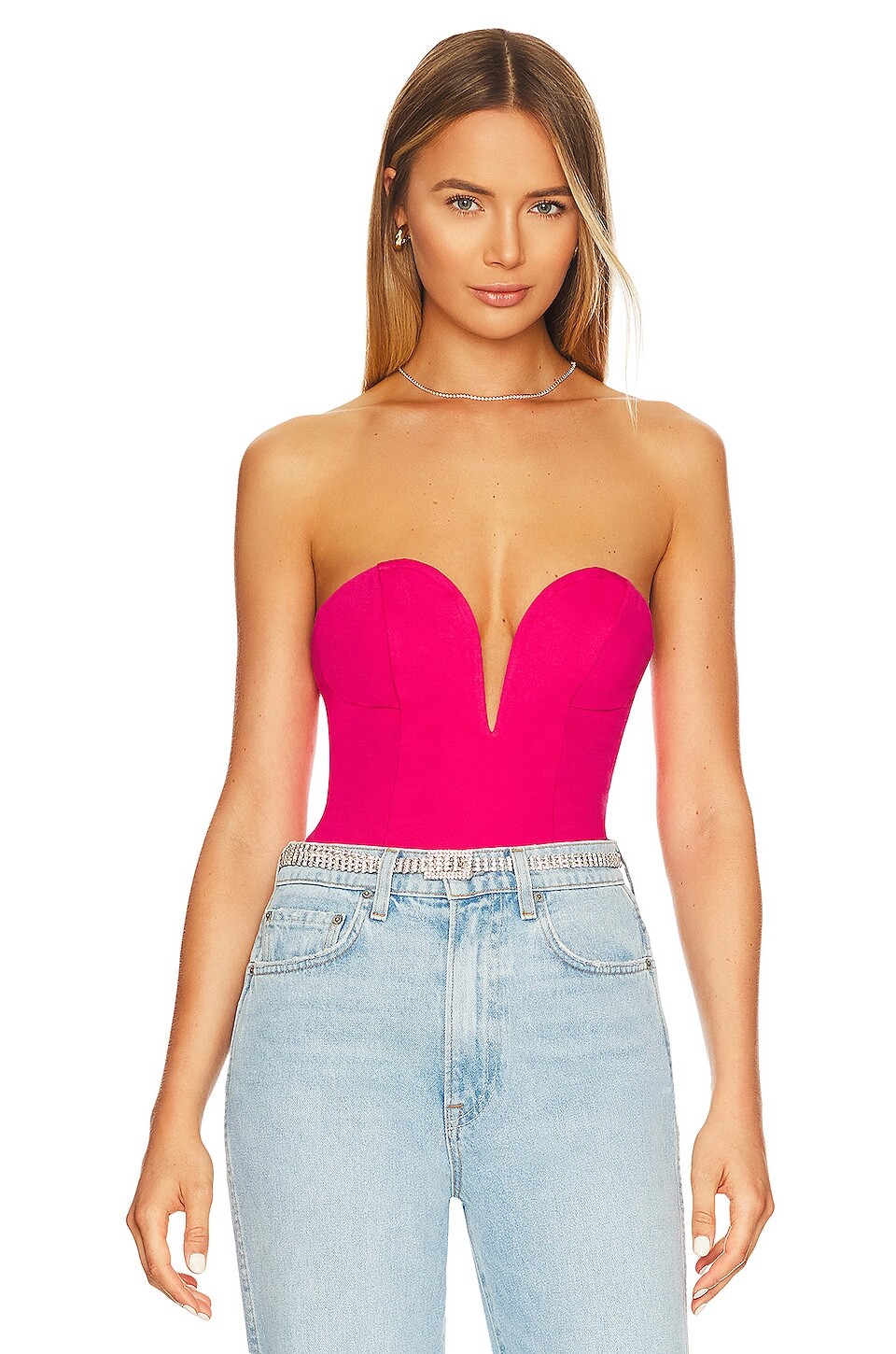 

Боди superdown Gianna Sweetheart, розовый
