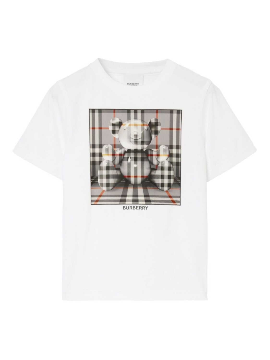 

Футболка Thomas Bear Burberry Kids, белый