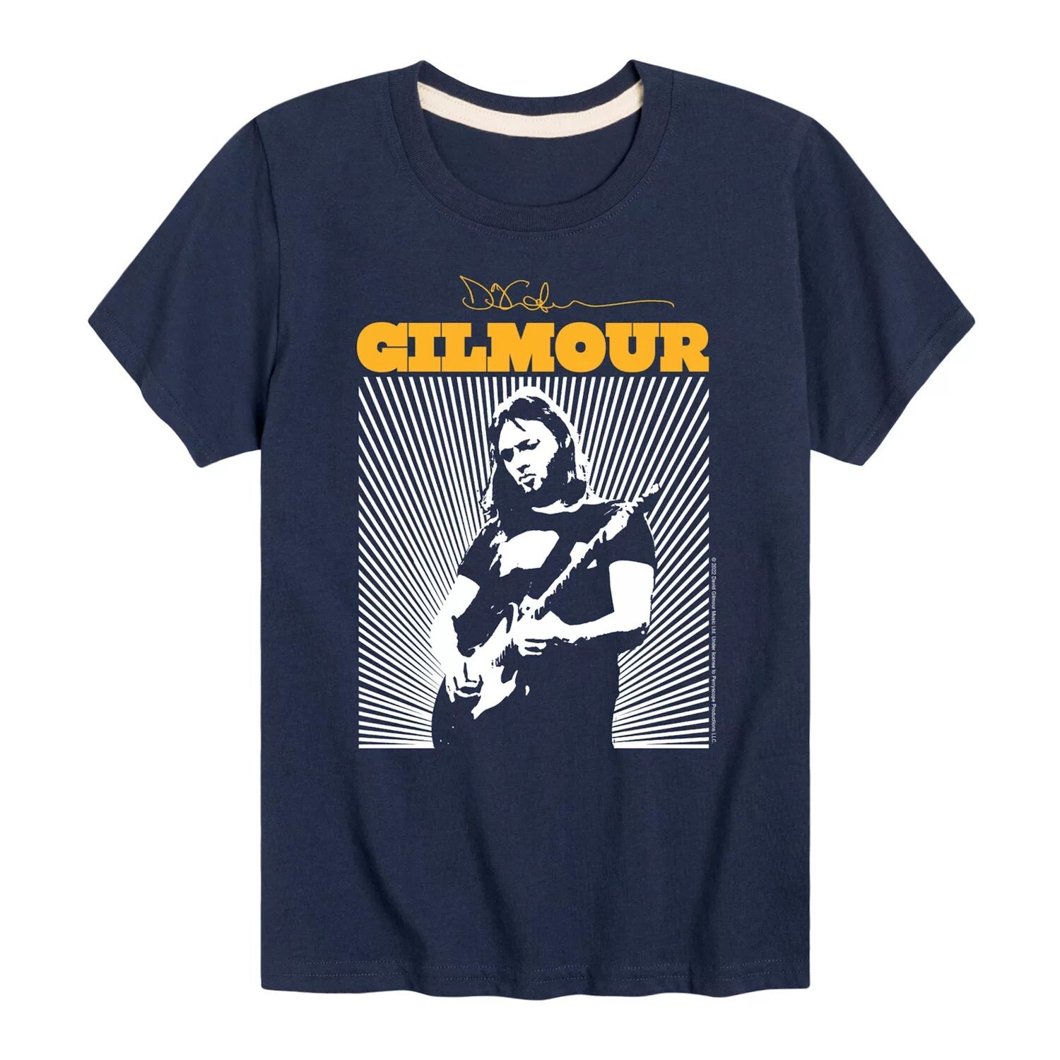 

Футболка David Gilmour Burst Music для мальчиков 8–20 лет Licensed Character, синий