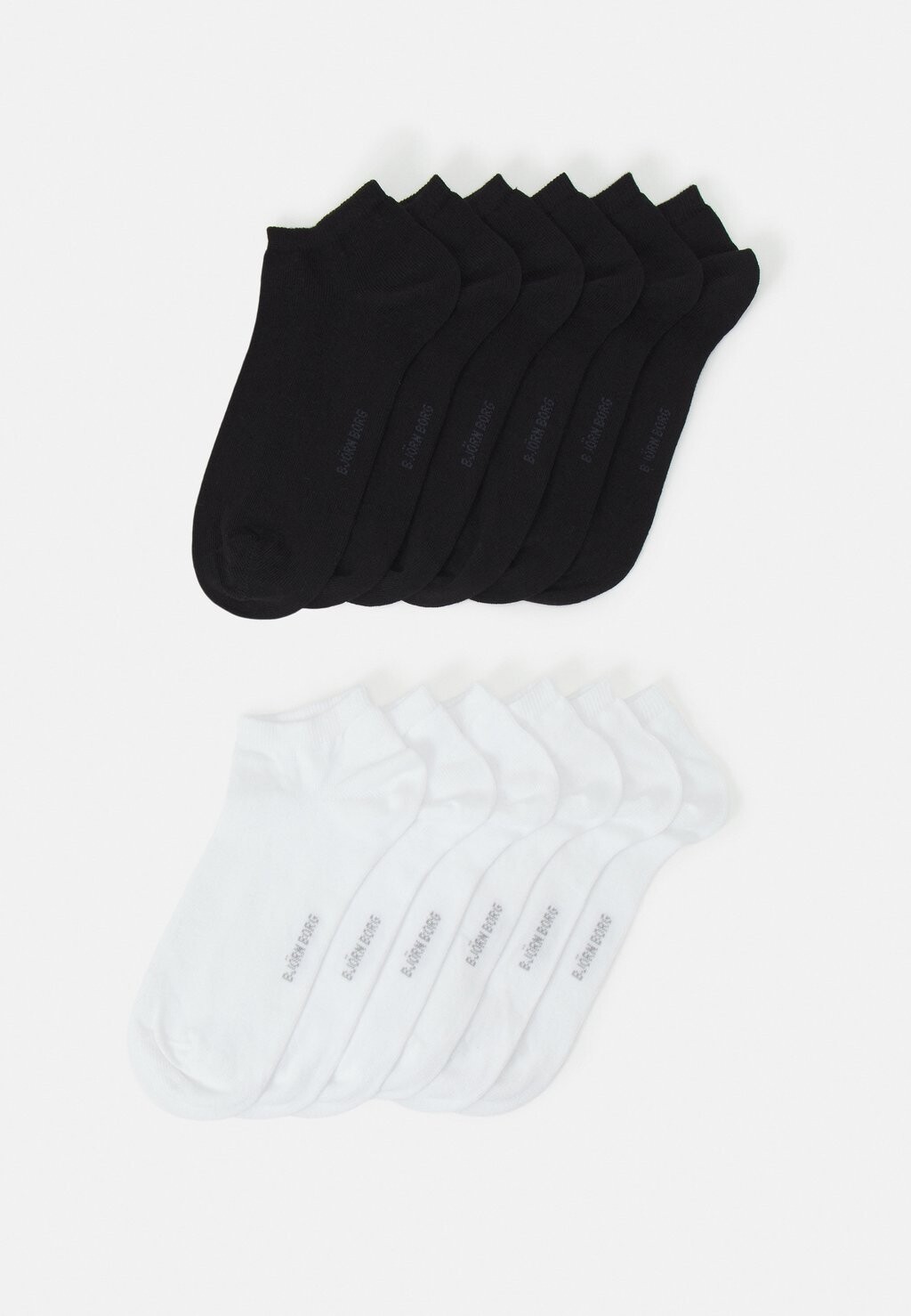 

Носки ESSENTIAL STEPS SOLID 12 PACK Björn Borg, черный/белый