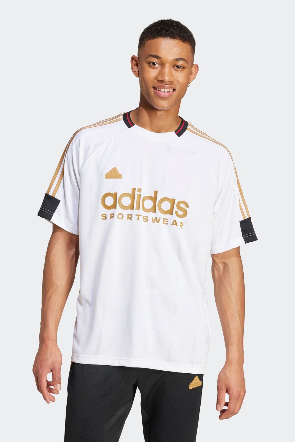 

Футболка с изображением Дома Тиро Наций Adidas, белый