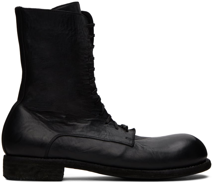 

Черные ботинки GR05 Guidi, Черный