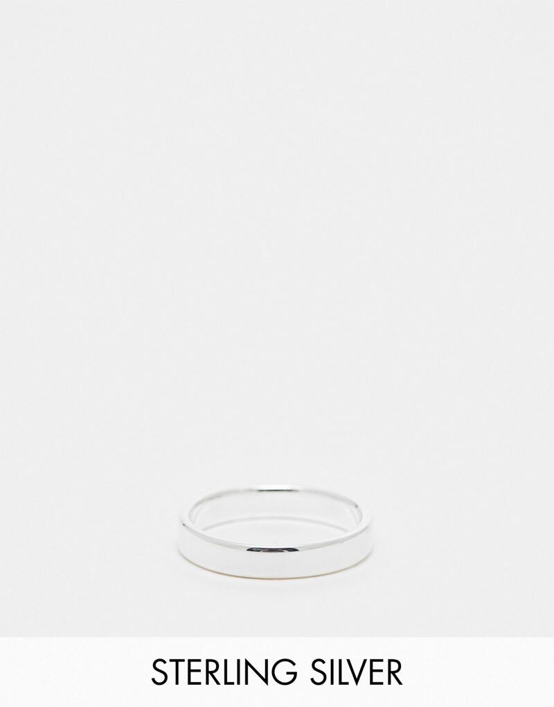 Серебряное кольцо ASOS DESIGN
