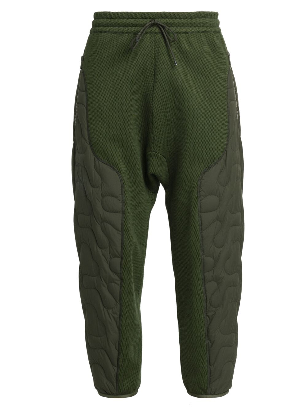 

Брюки Moncler x Salehe Bembury из хлопка и нейлона Moncler Genius, зеленый