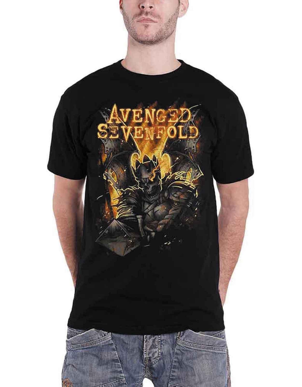 avenged sevenfold hail to the king Футболка «Искупление» Avenged Sevenfold, черный