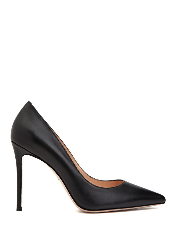 

Незаменимые кожаные туфли на высоком каблуке Beymen Collection, черный