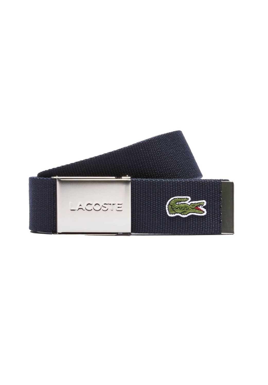 

Текстильный пояс LACOSTE, темно-синий