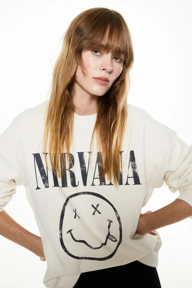 

Толстовка с мотивом H&M, бежевый