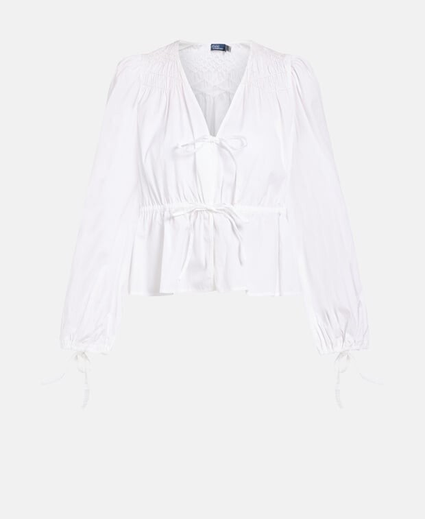 

Рубашка блузка Polo Ralph Lauren, белый