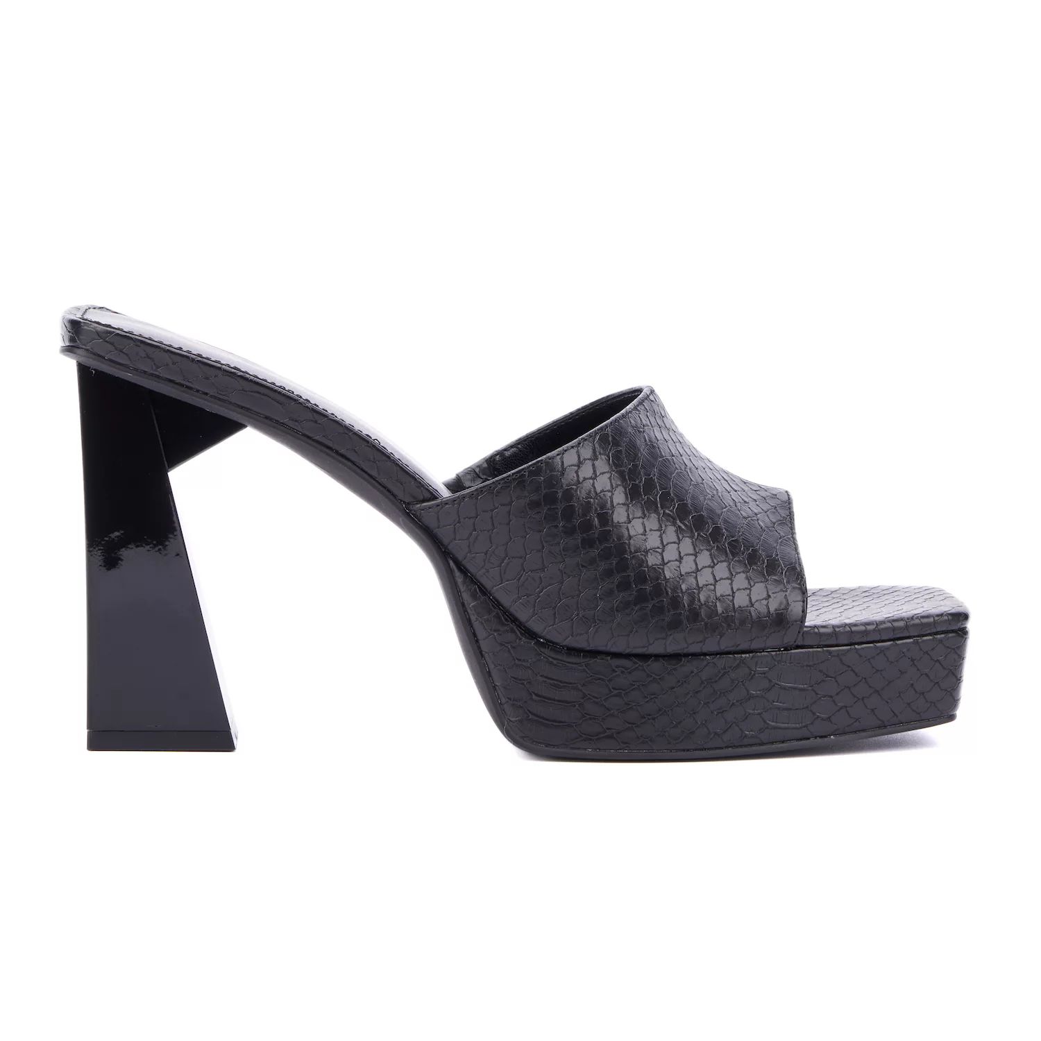 Женские модельные сандалии на широкой платформе Fashion to Figure Teresa Fashion to Figure, черный кроссовки torex fashion ada black