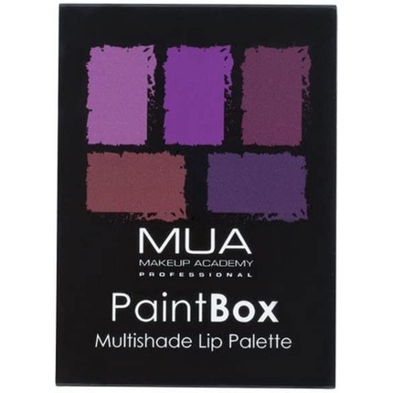 Pro Paintbox Lip Palette Imperial Plums Matte and Gloss Lip Palette Purples and Plum Red, Mua