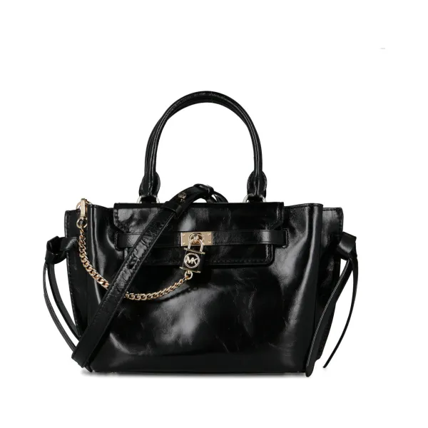 

Кожаная большая сумка Hamilton Legacy Michael Kors, черный