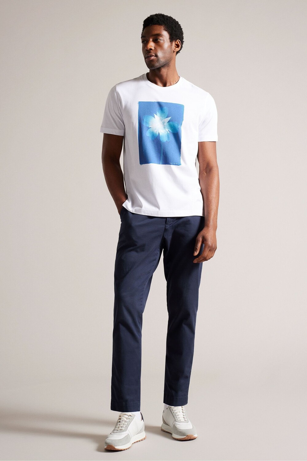 

Белая футболка Orma обычного кроя и принта Ted Baker, белый