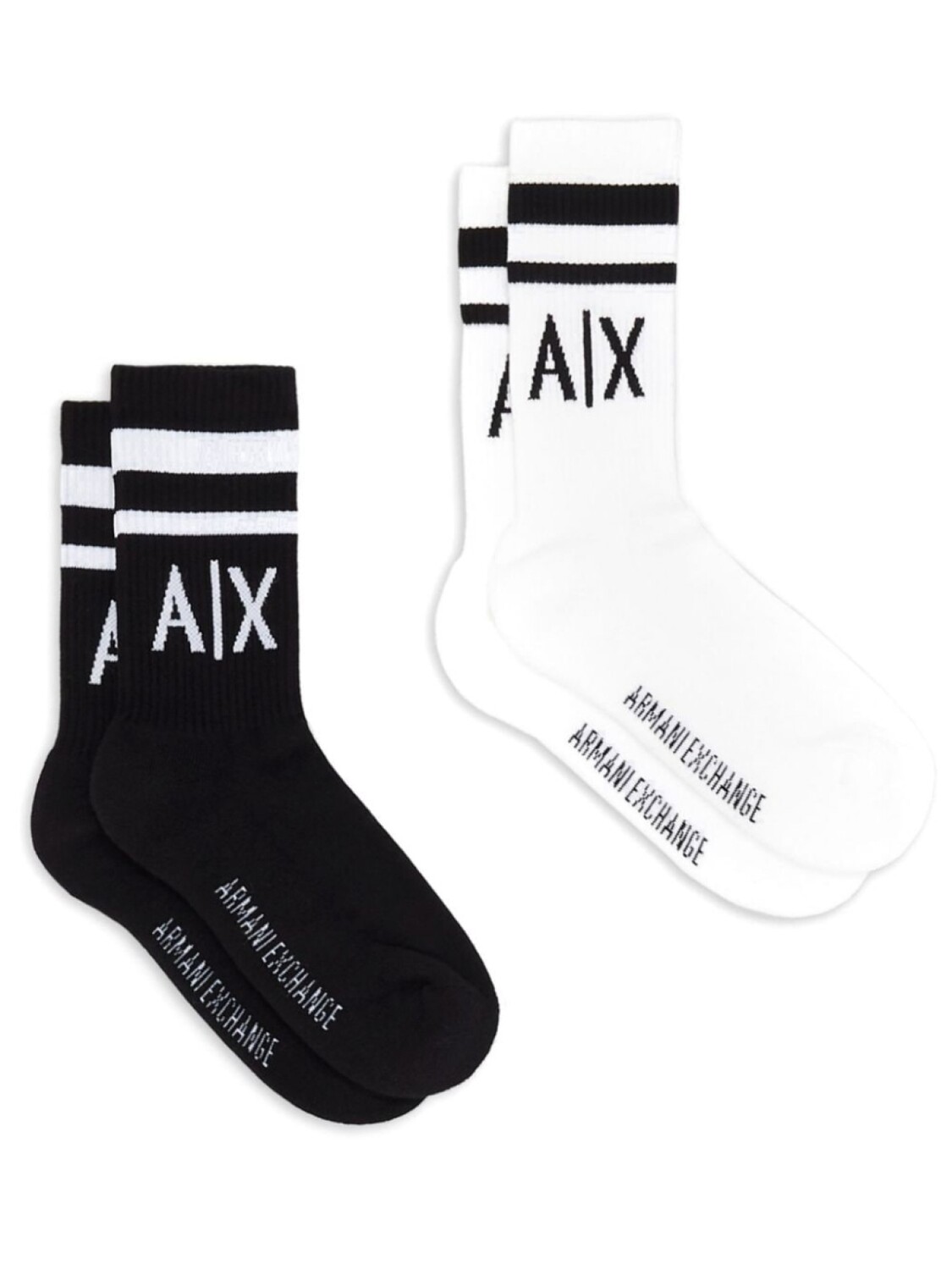 

Armani Exchange комплект из двух пар носков с логотипом, черный