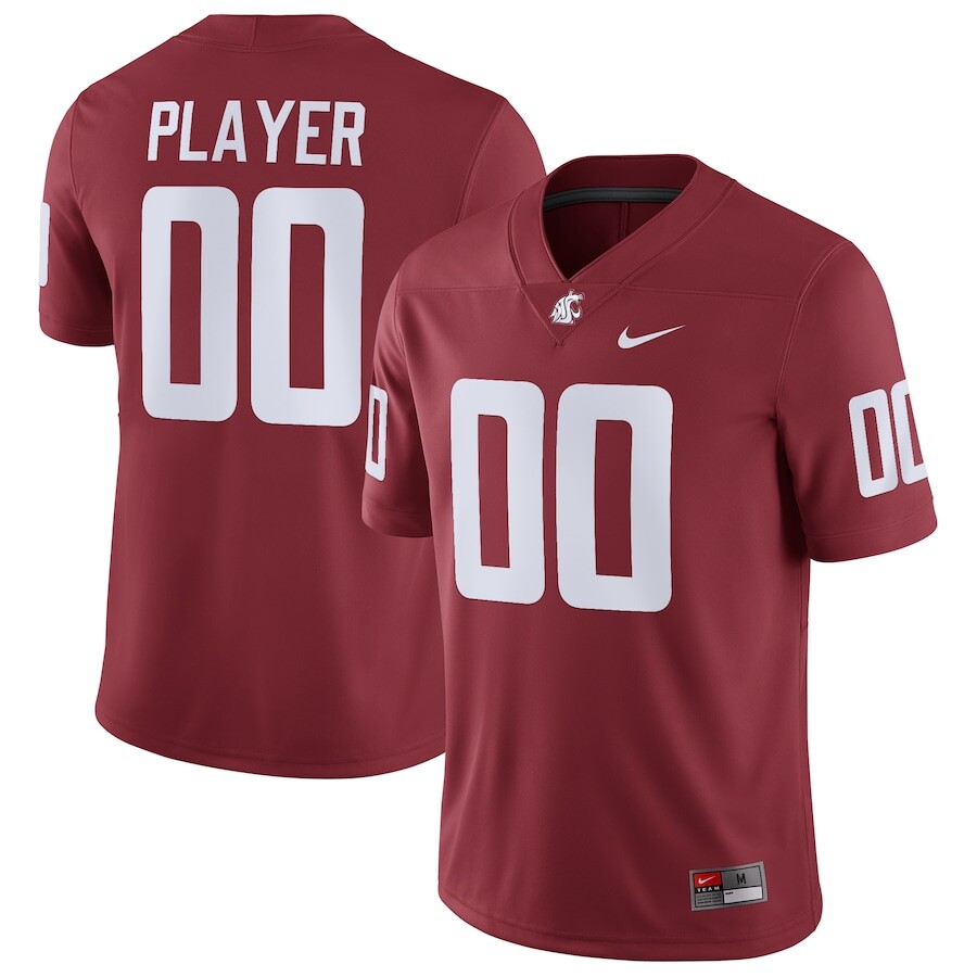 

Джерси Nike Washington State Cougars, малиновый