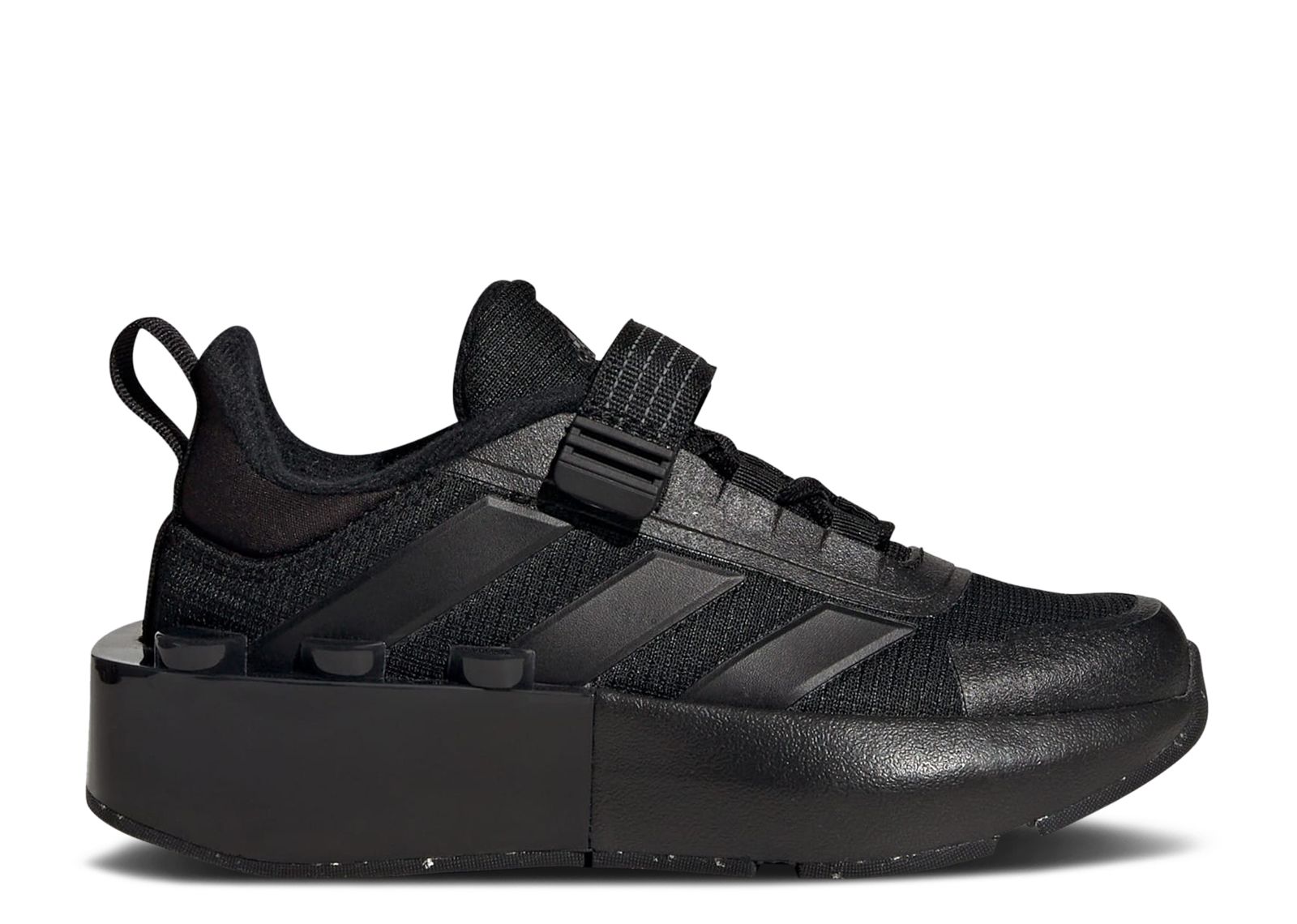 

Кроссовки adidas Lego X Tech Runner Little Kid 'Triple Black', черный