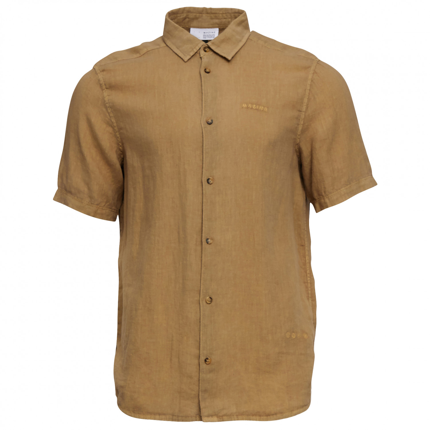 Рубашка Mazine Leland Linen Shirt, цвет Sandy Olive