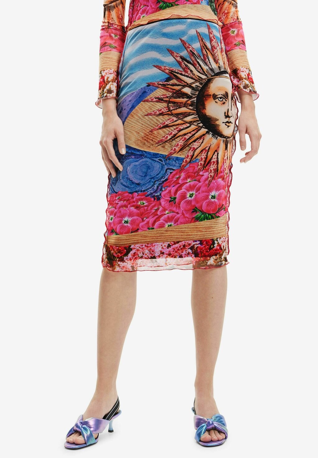 

Юбка-карандаш Desigual, мультиколор