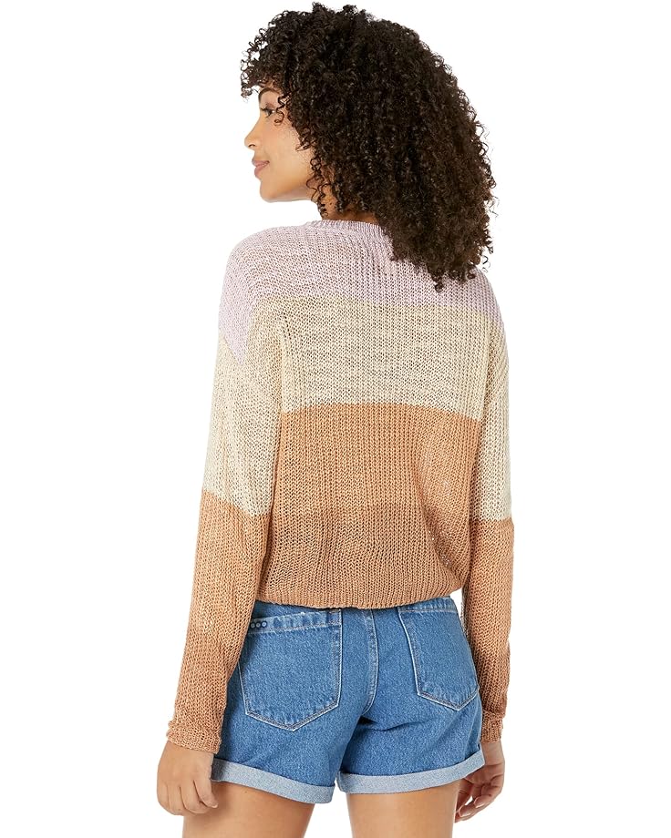 Свитер Saltwater Luxe Long Sleeve Color-Block Sweater, мульти msgm color block long