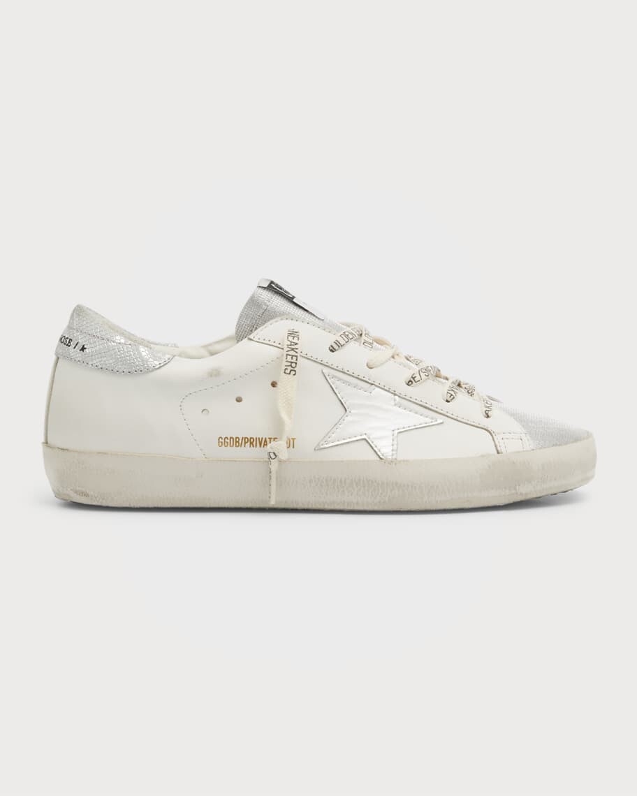 

Кожаные низкие кеды Superstar с эффектом металлик Golden Goose