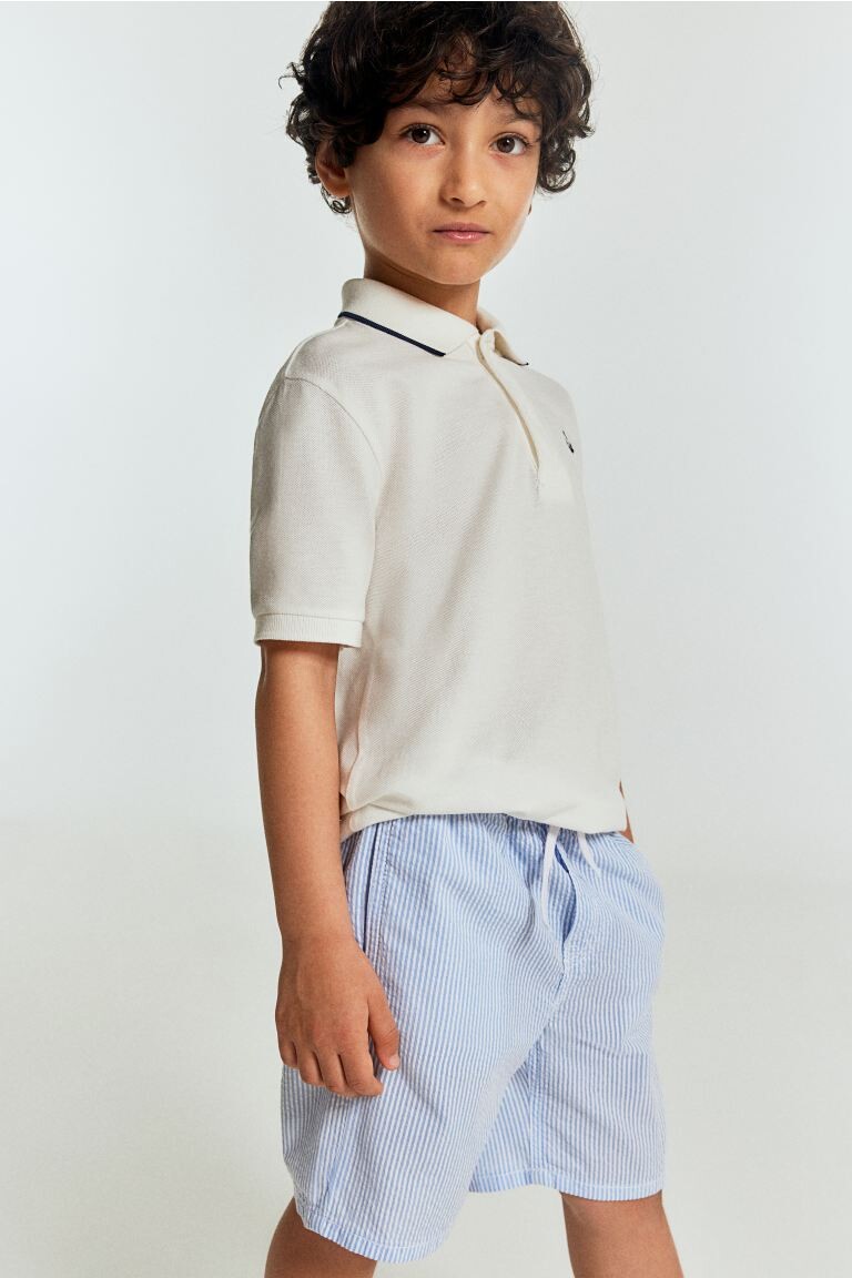 

Шорты без застежки H&M, синий