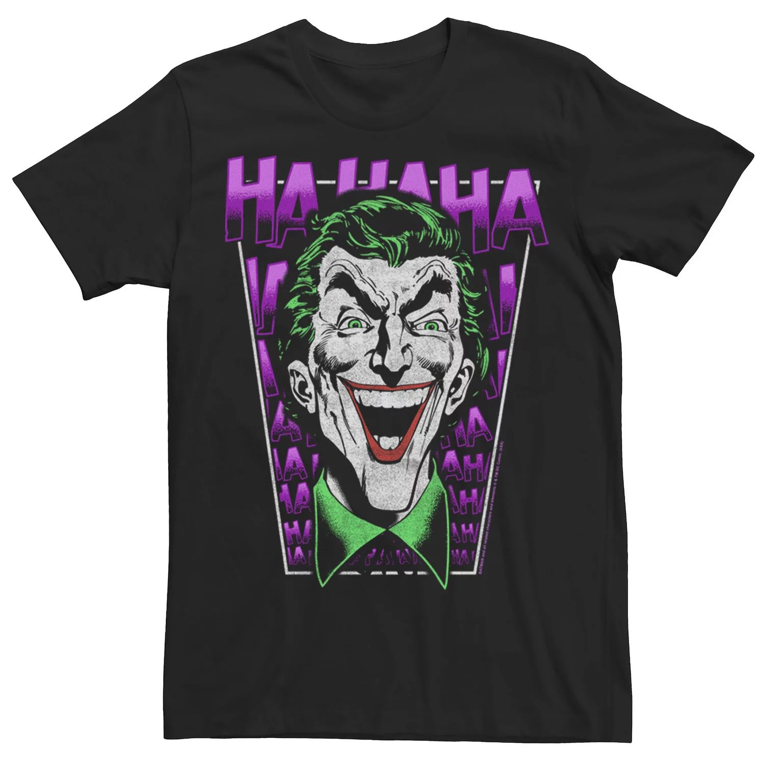 Мужская футболка DC Comics Batman Joker HA HA HA Licensed Character