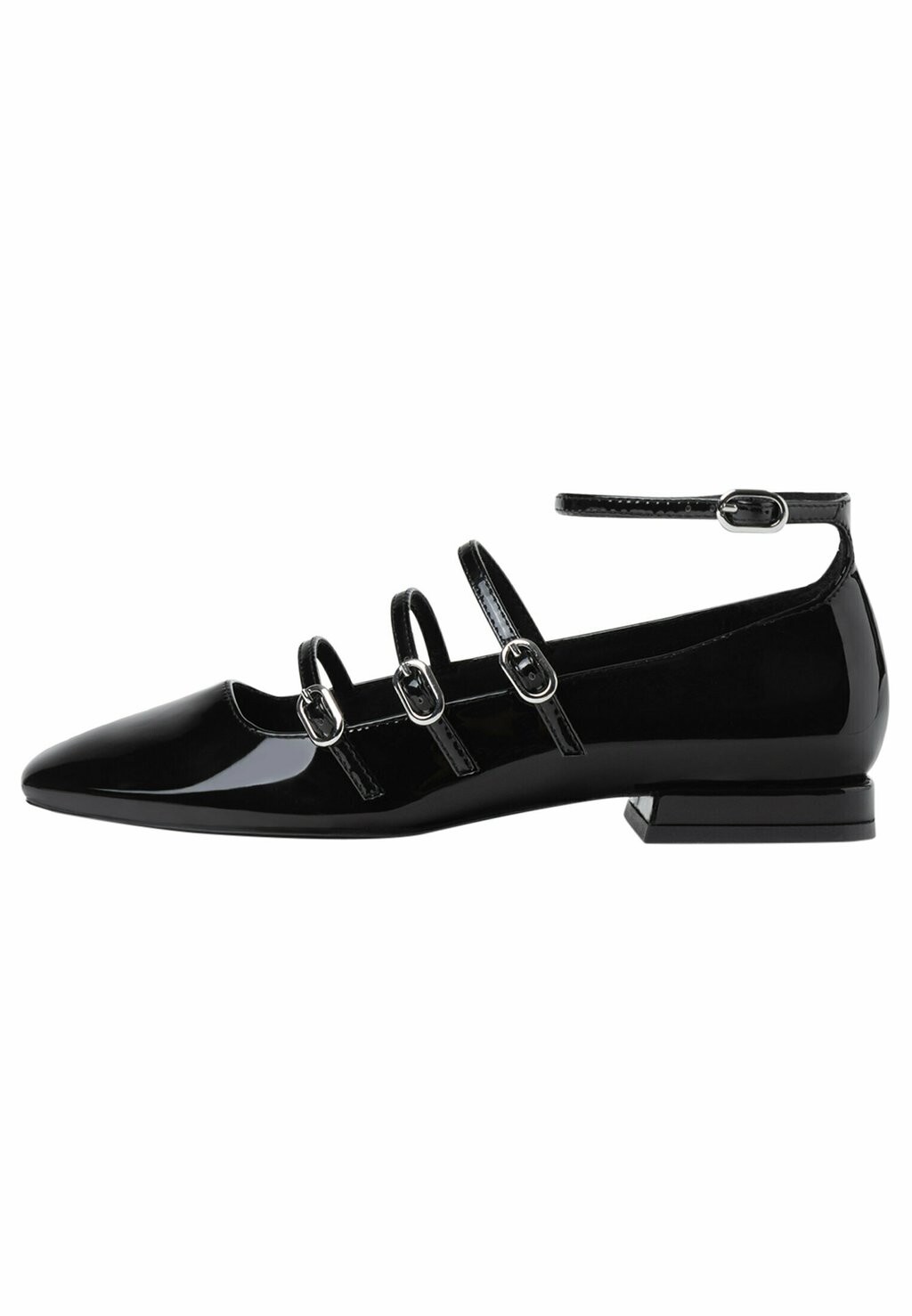 

Балетки с ремешками Stradivarius, цвет black