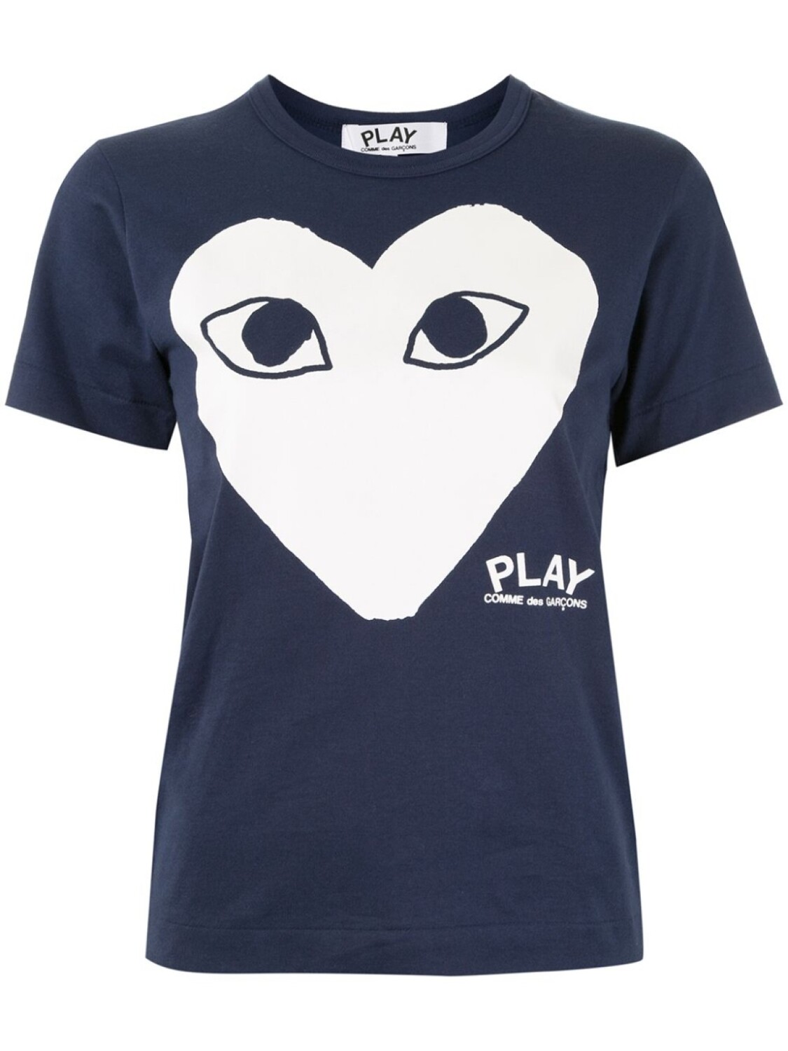 

Comme Des Garçons Play футболка с логотипом, синий