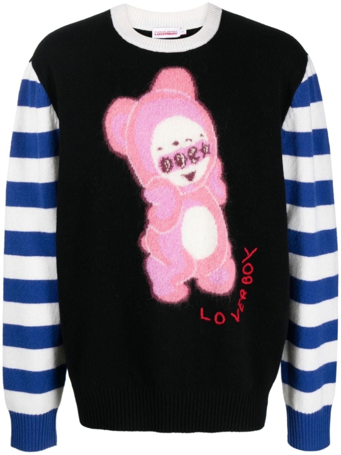 

Charles Jeffrey Loverboy джемпер Cute Gromlin вязки интарсия, черный