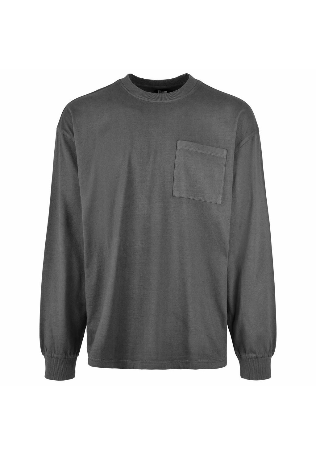 Рубашка с длинным рукавом PIGMENT DYED Urban Classics, цвет dark grey