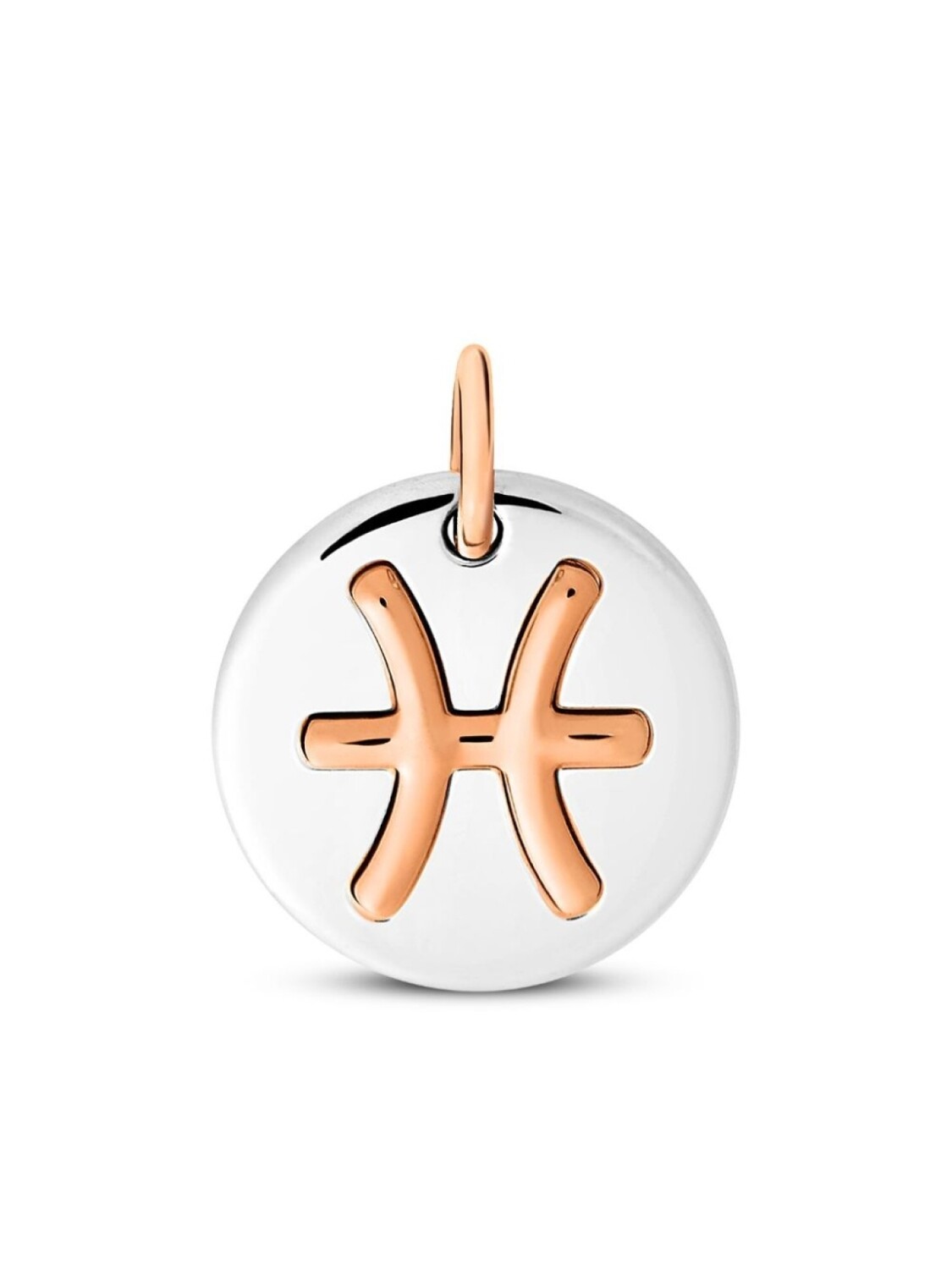 

Подвеска Pisces Zodiac из розового золота и серебра Dodo, серебряный