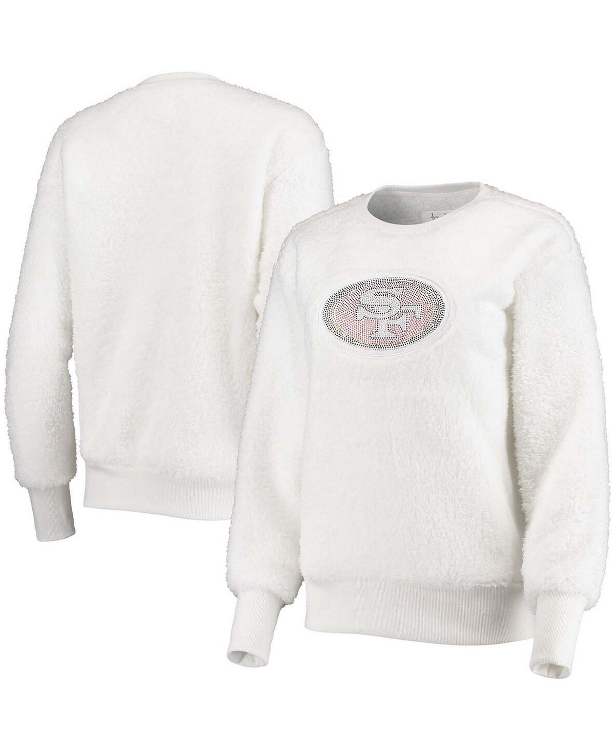 

Белый женский пуловер San Francisco 49ers Milestone Tracker свитшот Touch, белый