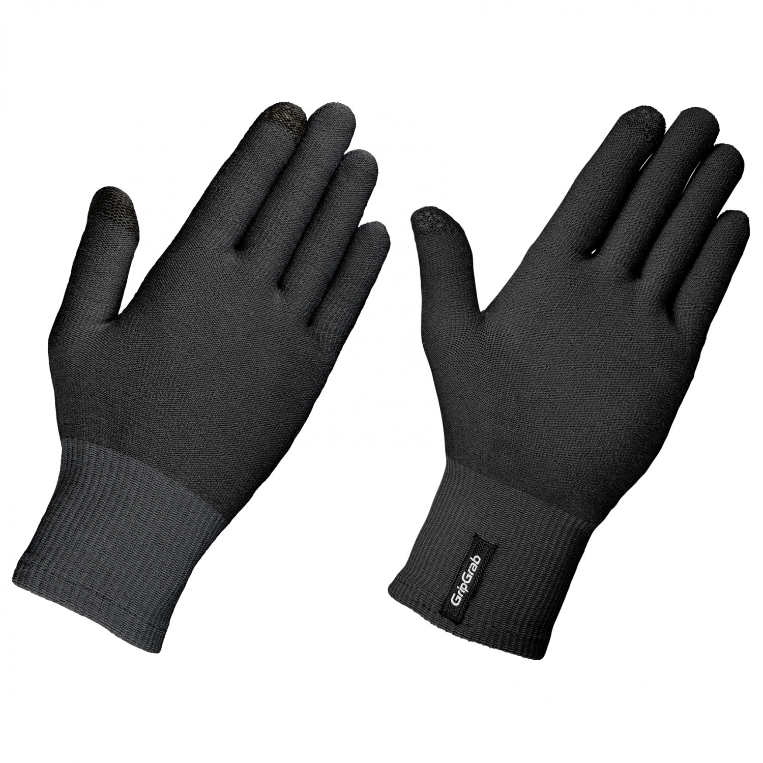 Перчатки Gripgrab Merino Liner, черный перчатки для мойки автомобиля мягкая двусторонняя утолщенная флисовая ткань из микрофибры и синели ткань для сушки стеклянная перчатка д