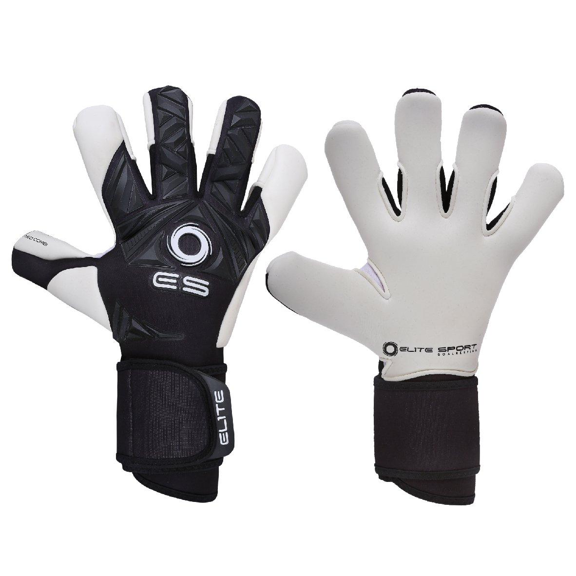 Перчатки вратарские Neo Combi, черно-белые, размер 11 Elite Sports, черный цена и фото