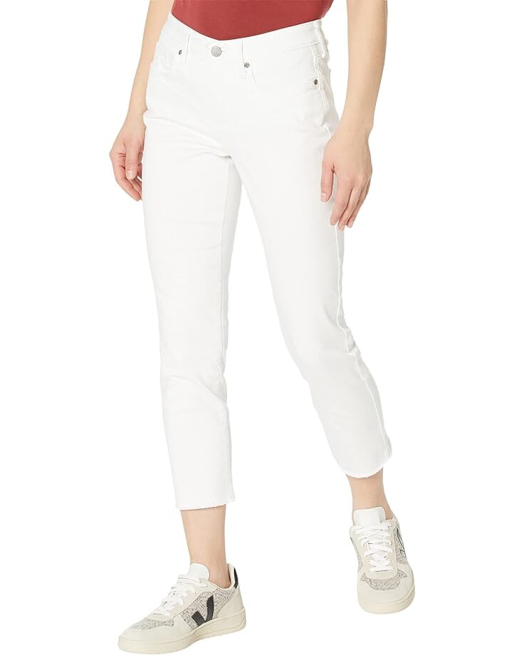 

Джинсы NYDJ Petite Sheri Ankle Fray Hem in Optic White, белый