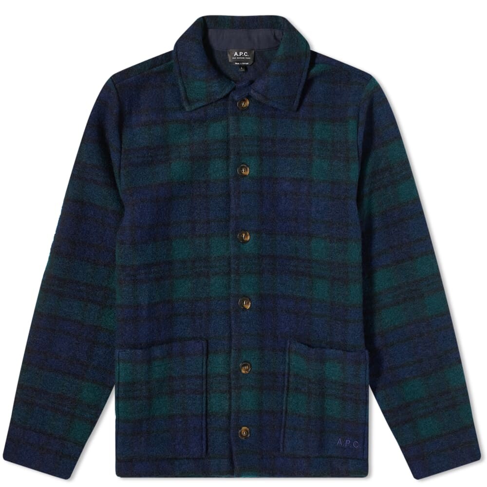 

A.P.C. Шерстяная куртка Frankie в клетку Chore