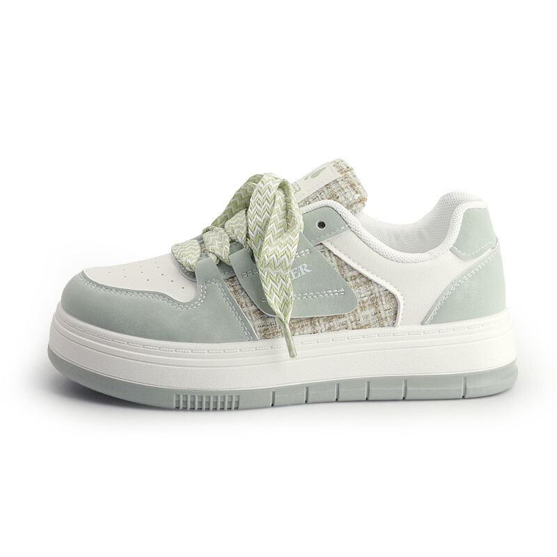 

Кроссовки Miss Zhang Skateboarding Shoes Women's Low-top, зеленый