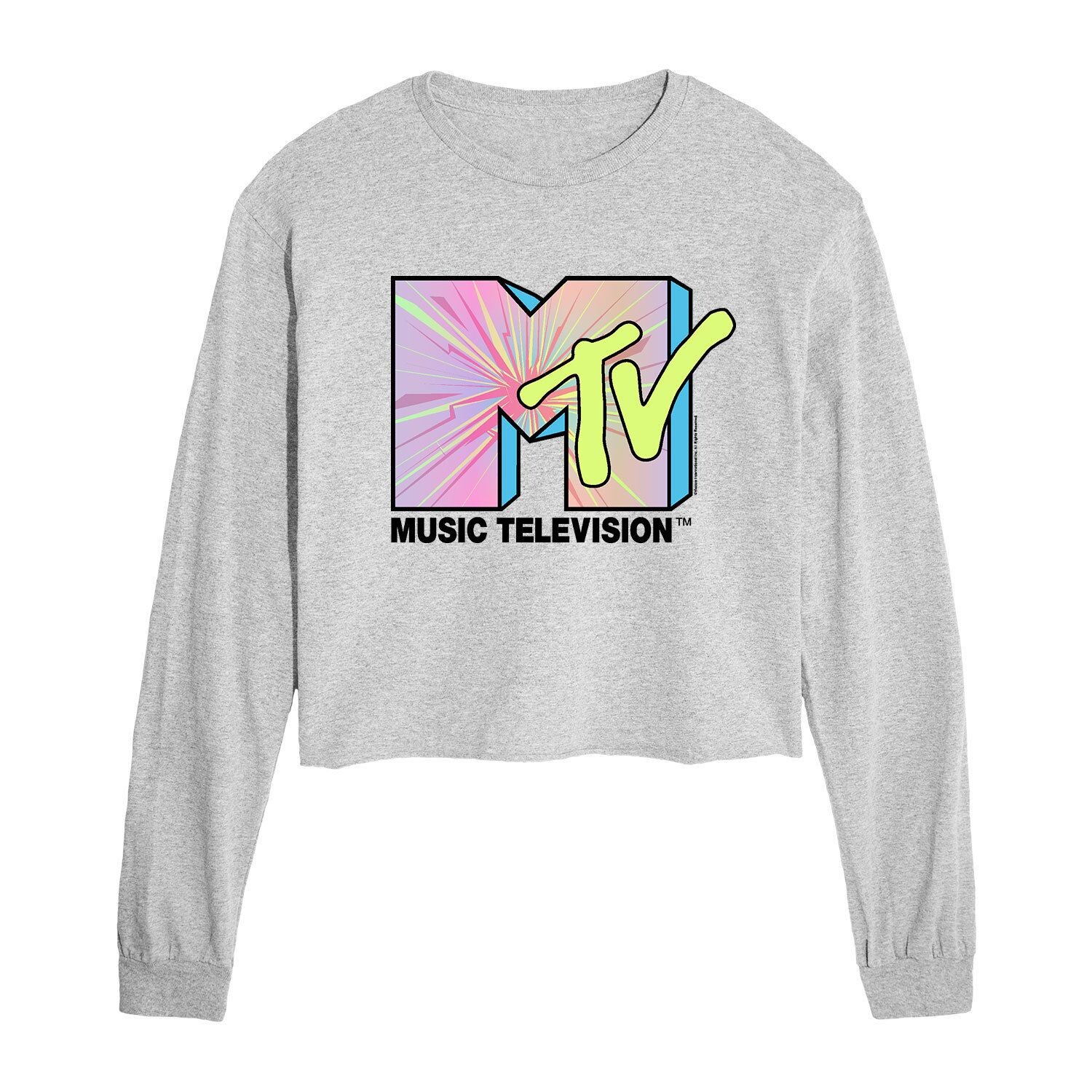 

Укороченная футболка с длинными рукавами MTV Club Art для юниоров Licensed Character