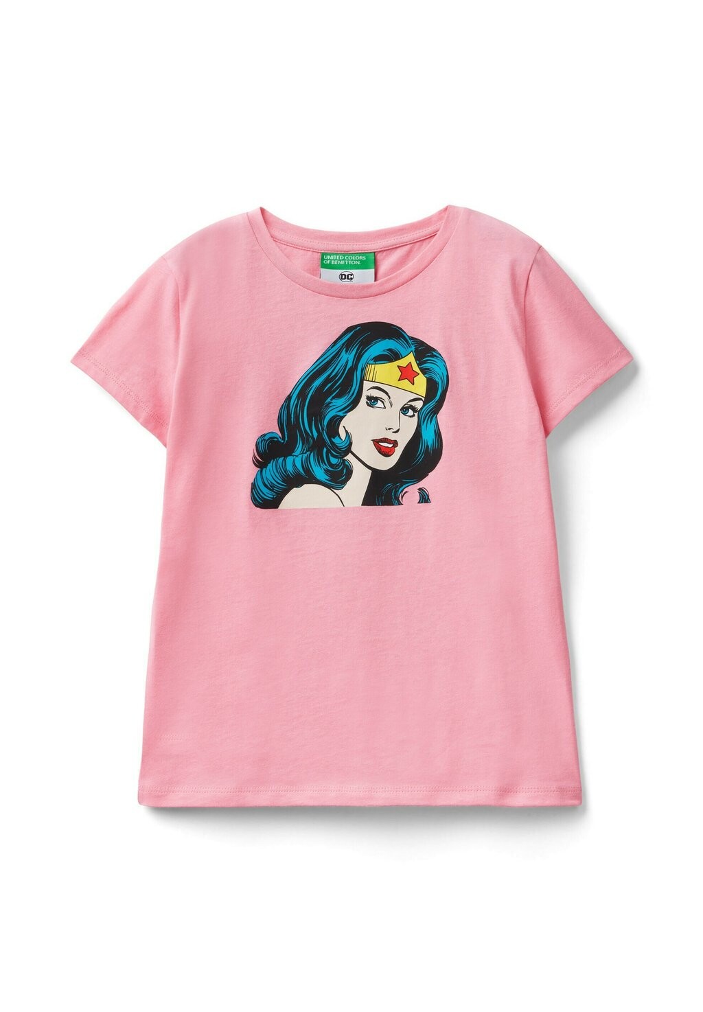

Футболка с принтом DC COMICS United Colors of Benetton, розовый