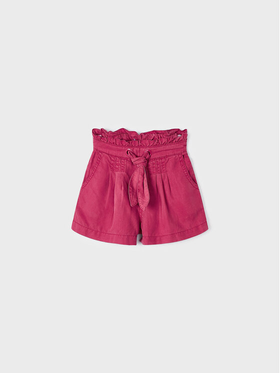 Тканевые шорты стандартного кроя Mayoral, розовый тканевые шорты стандартного кроя mayoral бежевый