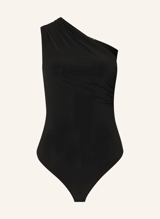 

Боди из джерси на одно плечо Gina Tricot, черный
