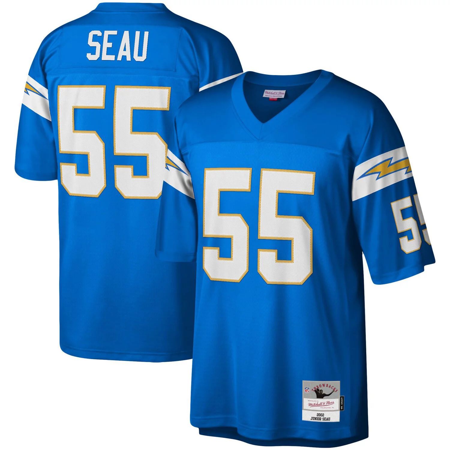 Заказать Мужская футболка Mitchell & Ness Junior Seau Powder Blue Los  Angeles Chargers Big & Tall 2002, копия пенсионера-игрока – цены, описание  и характеристики в «CDEK.Shopping»