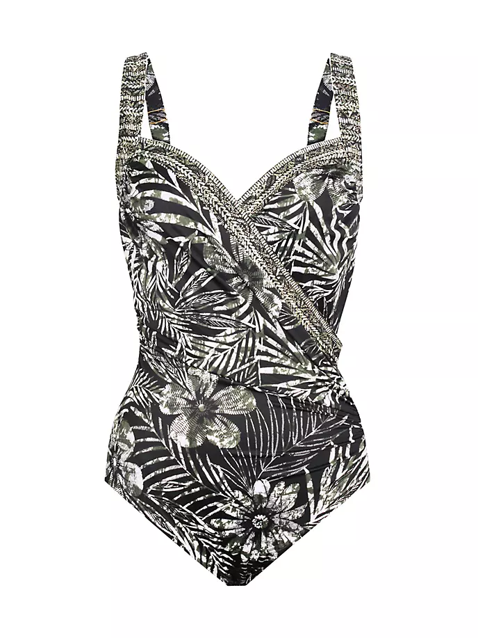 

Сплошной купальник Zahara Miraclesuit Swim, Plus Size, черный