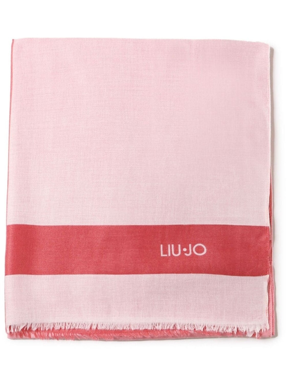 

Шарф с логотипом LIU JO, розовый