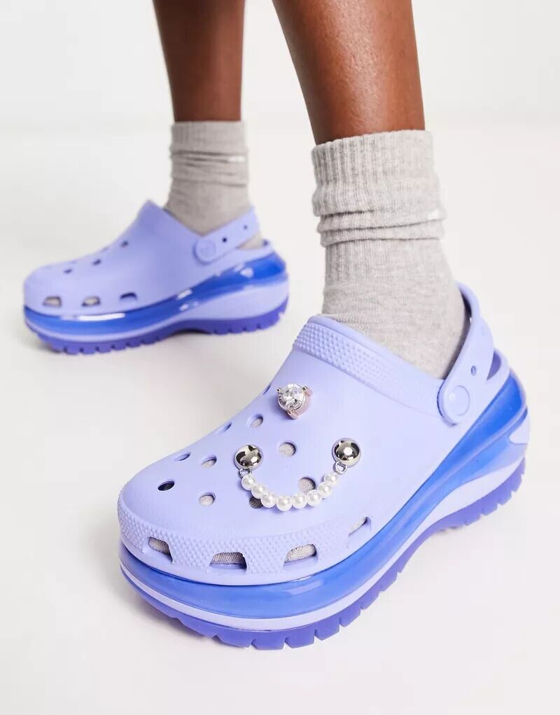 

Сабо Crocs Mega Crush в лунном желе