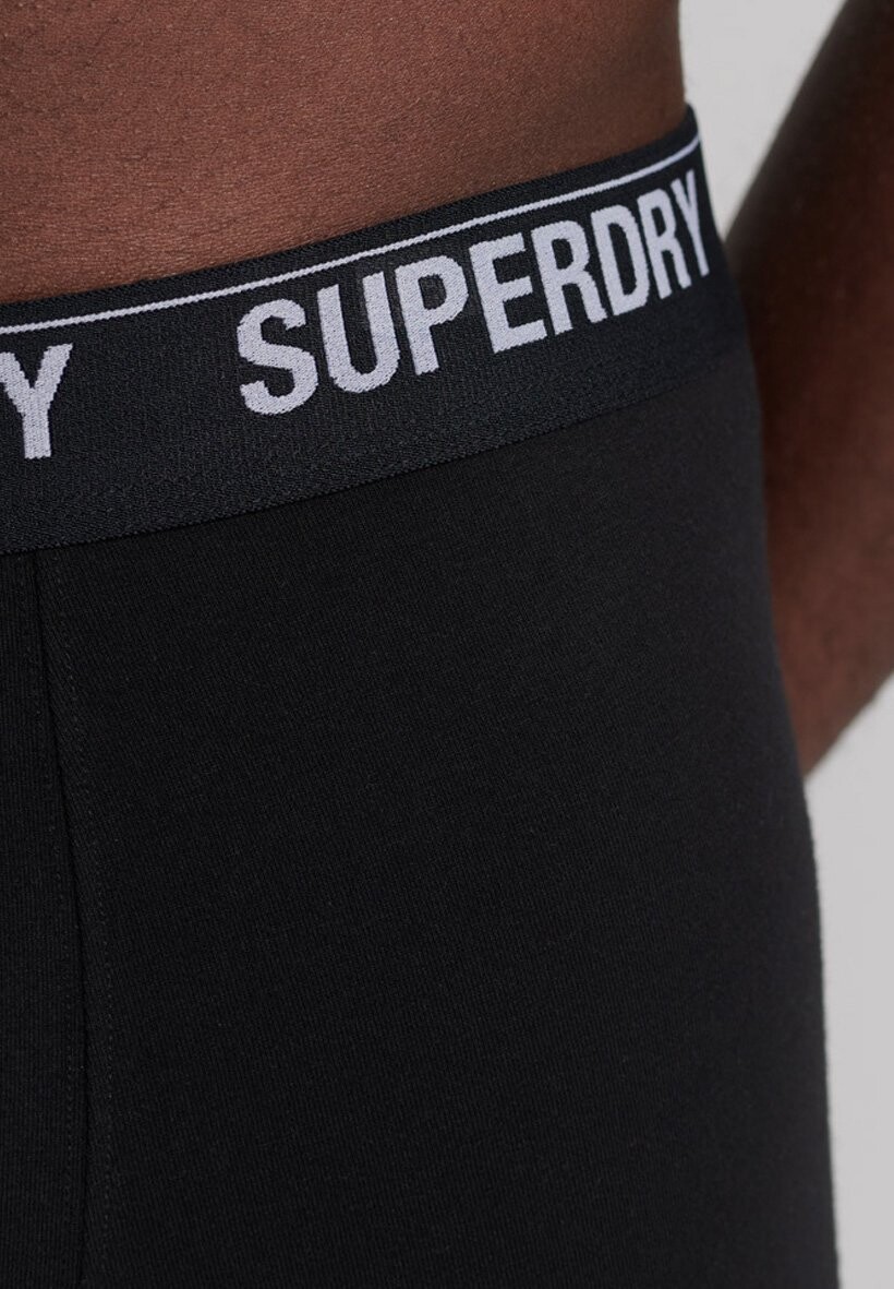 

Трусики 3 PACK Superdry, цвет black orange grey