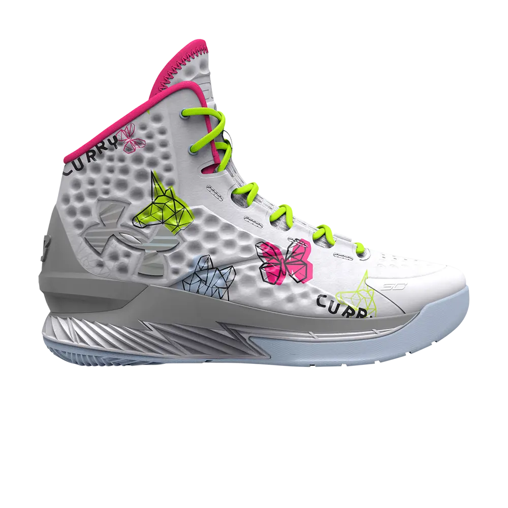 

Кроссовки Curry 1 PS Under Armour, белый